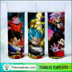 Dragon Ball Z Full Tumbler Wrap Tumbler Wrap – Digital Download