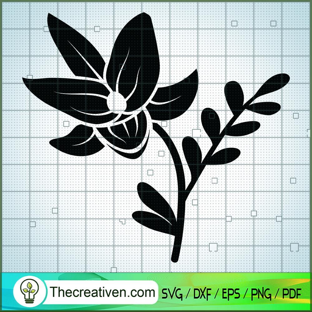 Flower Free SVG Cut File for Cricut & Silhouette Design 48930 1 Flower Free SVG Cut File for Cricut & Silhouette Design 48930