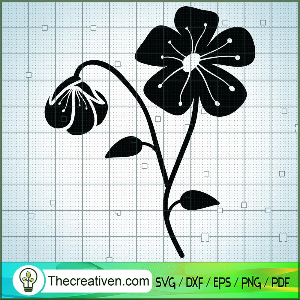 Flower Free SVG Cut File for Cricut & Silhouette Design 48913 1 Flower Free SVG Cut File for Cricut & Silhouette Design 48913