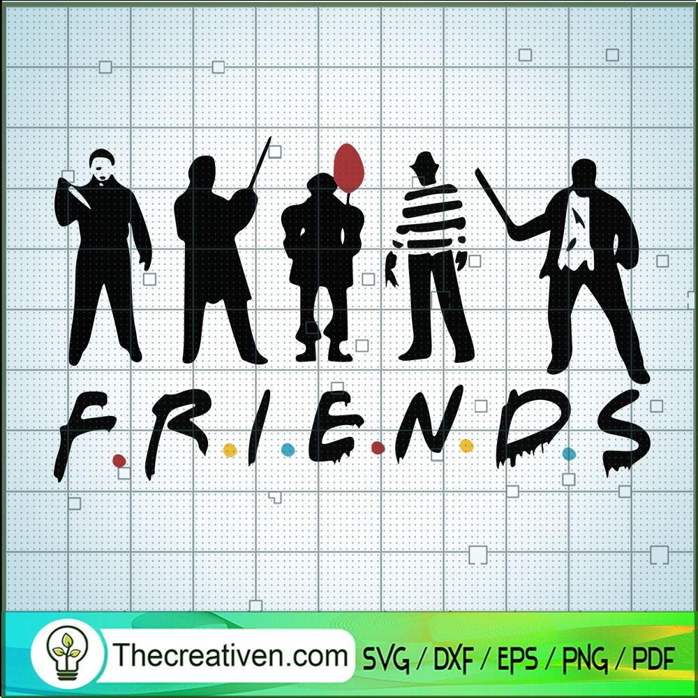 Friends Halloween SVG, Horror Friends SVG, Halloween SVG 1 Friends Halloween SVG, Horror Friends SVG, Halloween SVG