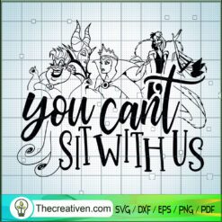 You Can't Sip With Us SVG Cut File for Cricut & Silhouette