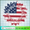 USA Flag Flower SVG, USA Flag SVG, American SVG
