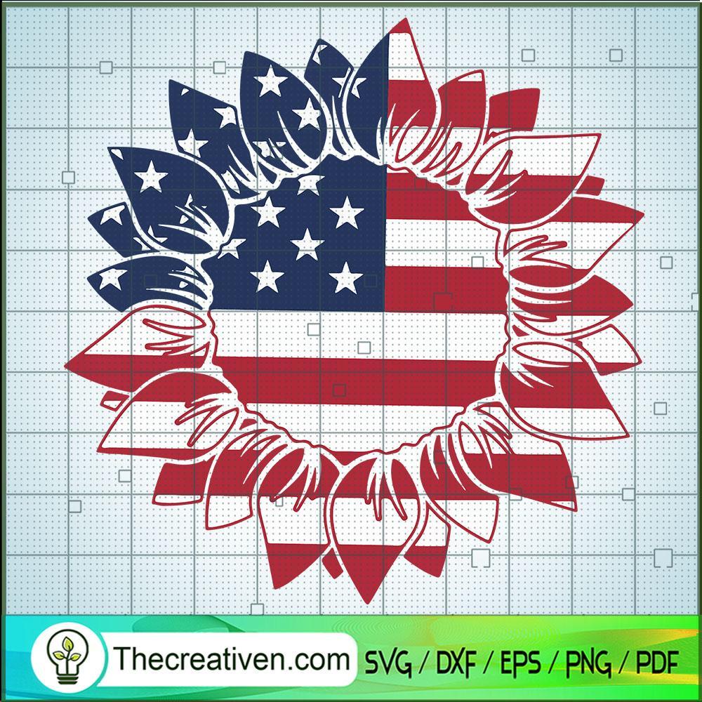 USA Flag Flower SVG, USA Flag SVG, American SVG 1 USA Flag Flower SVG, USA Flag SVG, American SVG