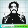 Post Malone SVG, Rapper US SVG, Singer SVG