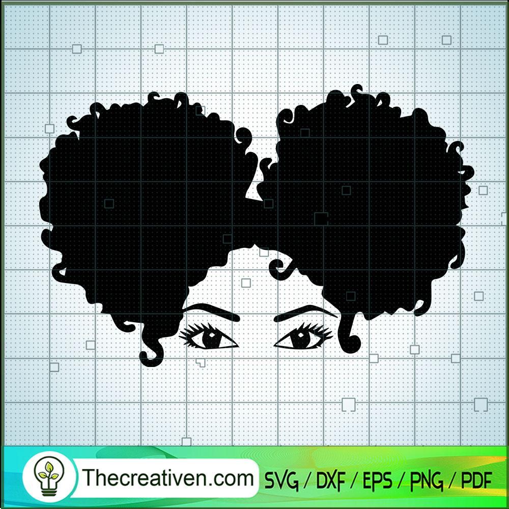 Afro Girl SVG, African American SVG, Black Girls SVG 1 Afro Girl SVG, African American SVG, Black Girls SVG