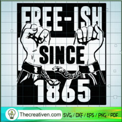 Free-Ish Since 1865 SVG, Black Lives Matter SVG, African American SVG