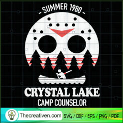 Crystal Lake Camp Counselor SVG Cut File for Cricut & Silhouette