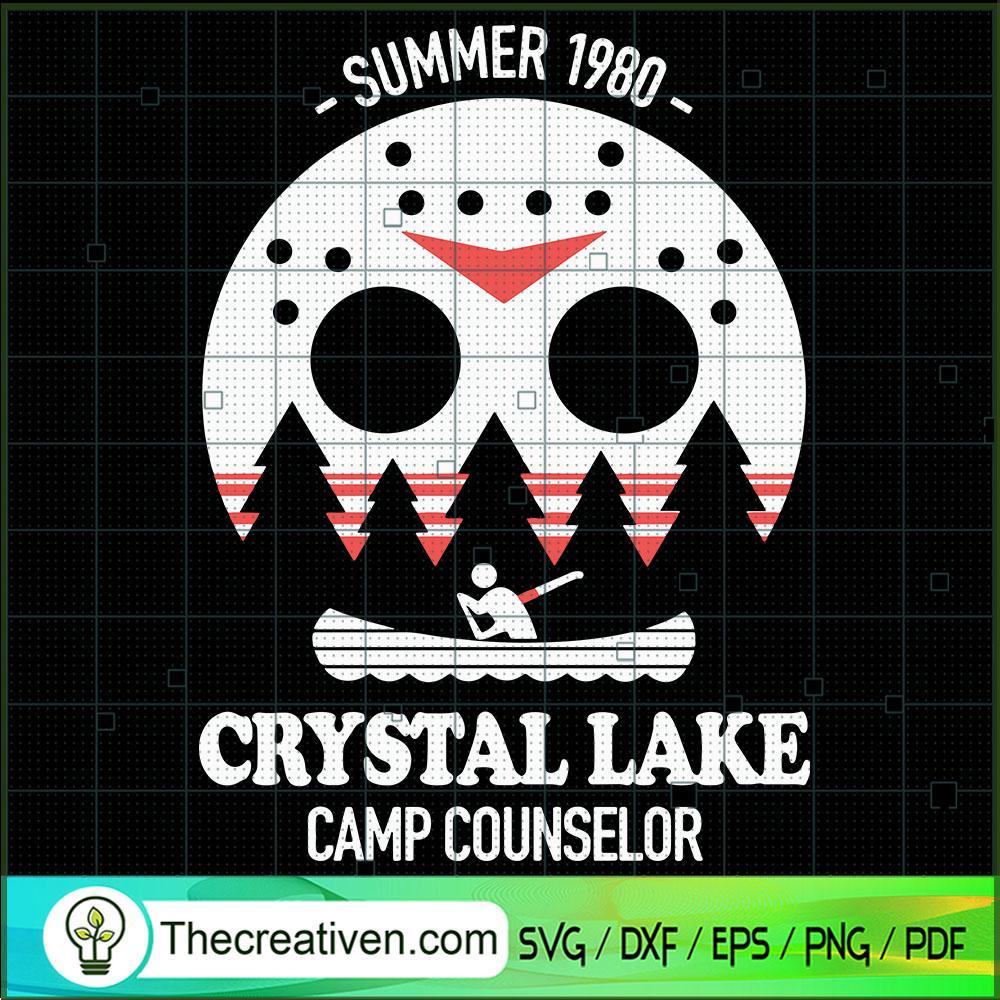 Crystal Lake Camp Counselor SVG, Jason Voorhees SVG, Halloween SVG, Horror SVG 1 160 copy 4