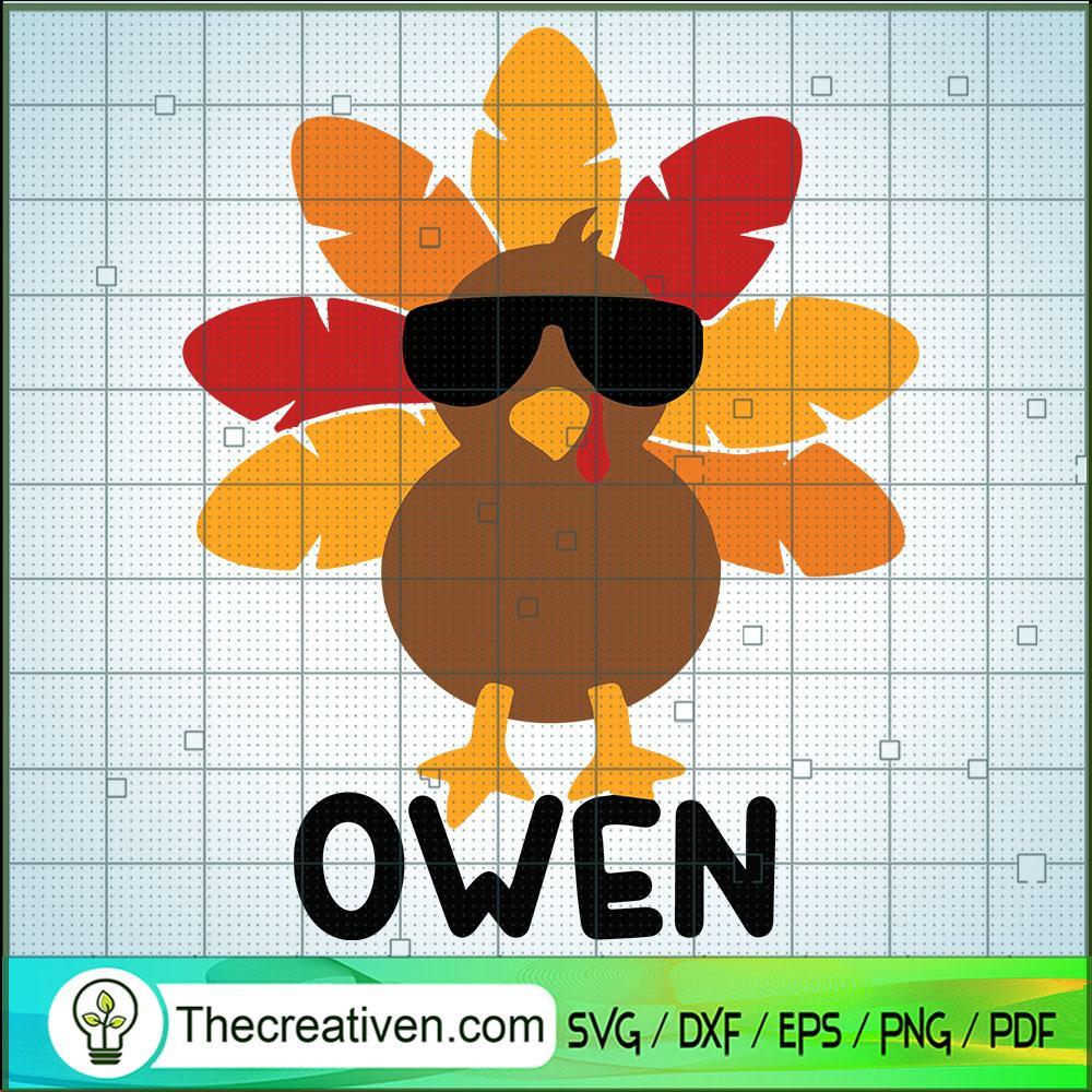 Owen Turkey SVG, Turkey SVG, Thanksgiving SVG 1 Owen Turkey SVG, Turkey SVG, Thanksgiving SVG