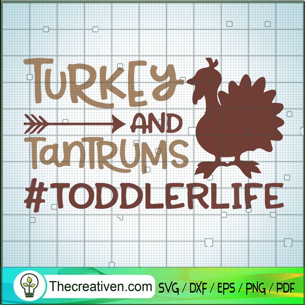 Turkey And Tantrums SVG Cut File for Cricut & Silhouette 1 Turkey And Tantrums SVG Cut File for Cricut & Silhouette