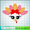 Cute Turkey SVG, Turkey Colorful SVG, Thanksgiving SVG