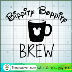 Bippitp Bippitp Brew SVG, Mickey Cups SVG, Walt Disney SVG