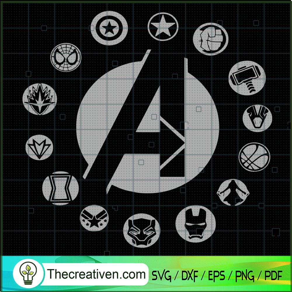 Avengers Factors SVG, Avengers Logo SVG, Super Hero Logo SVG 1 103 copy 7