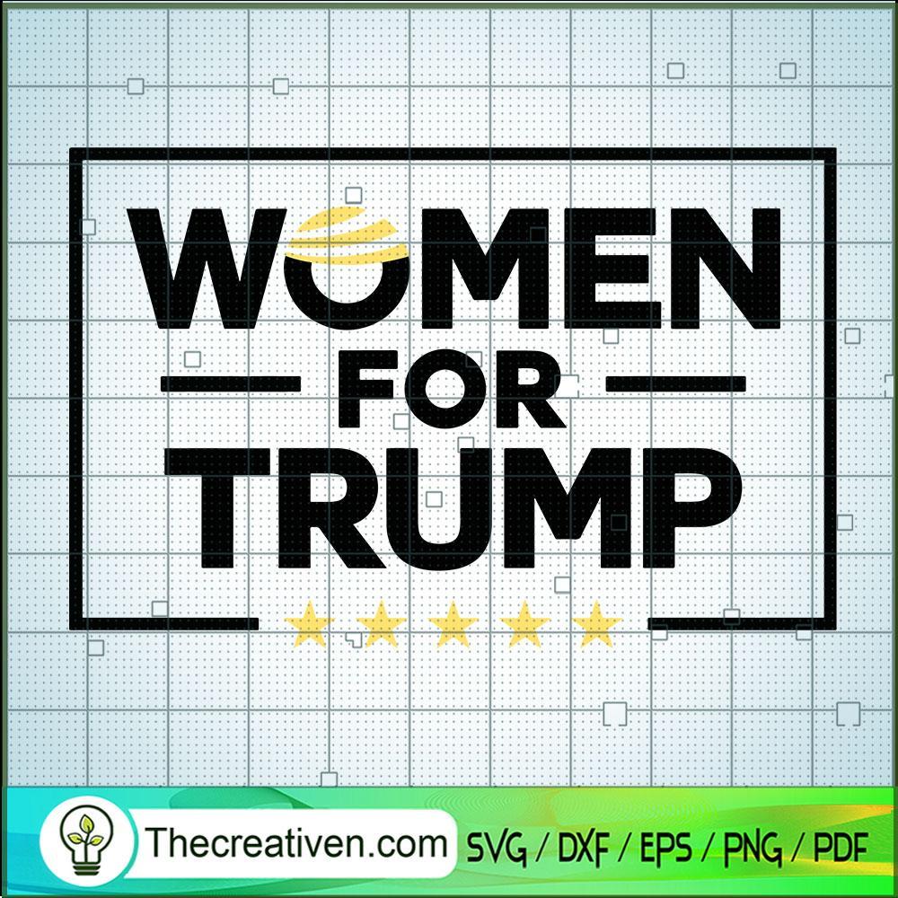 Women For Trump SVG, Rate 5 Star For Trump SVG, USA President SVG 1 Women For Trump SVG, Rate 5 Star For Trump SVG, USA President SVG