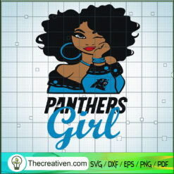 Panthers Dolphins Girl SVG, Panthers Logo SVG, NFL Team SVG