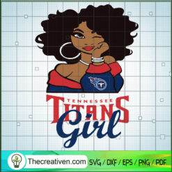 Tennessee Titans Girl SVG, Tennessee Titans Logo SVG, NFL Team SVG