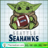 Baby Yoda Seattle Seahawks SVG, Baby Yoda SVG, NFL Team SVG