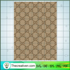 Gucci Background SVG, Gucci Luxury Brand SVG, Gucci SVG