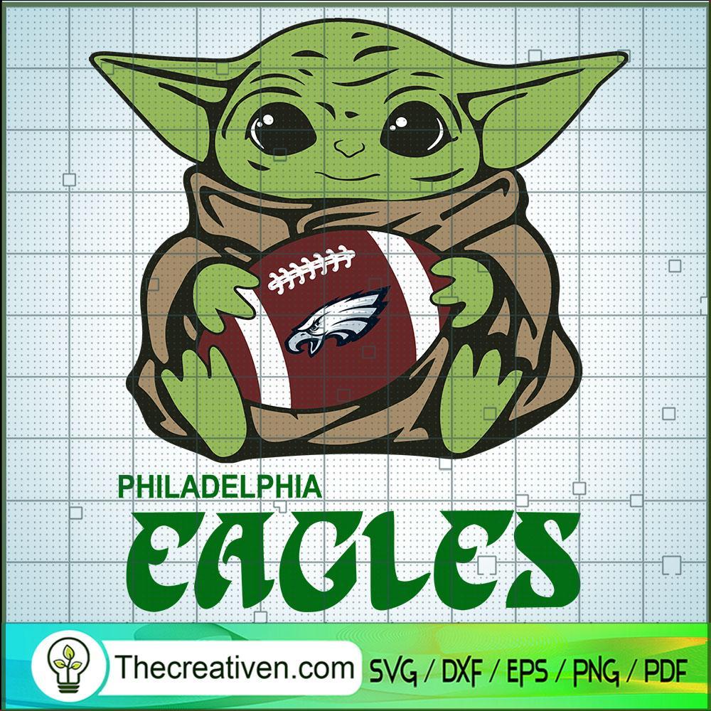 Baby Yoda Philadelphia Eagles SVG, Baby Yoda SVG, NFL Team SVG 1 Baby Yoda Philadelphia Eagles SVG, Baby Yoda SVG, NFL Team SVG