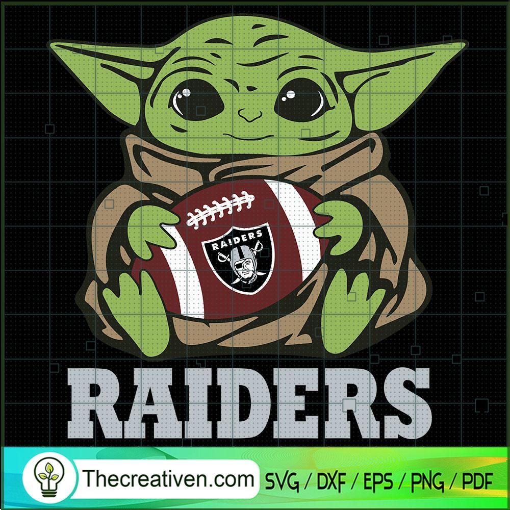 Baby Yoda Raiders SVG, Baby Yoda SVG, NFL Team SVG 1 11 copy 22