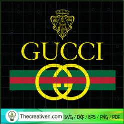Gucci Brand Luxury SVG, Luxury Brand SVG, Gucci SVG
