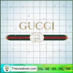 Gucci Vintage Logo SVG, Luxury Brand SVG, Gucci SVG
