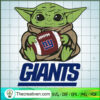 Baby Yoda Giants SVG, Baby Yoda SVG, NFL Team SVG