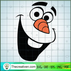 Funny Face Snow Man SVG, Snow Christmas SVG, Christmas SVG