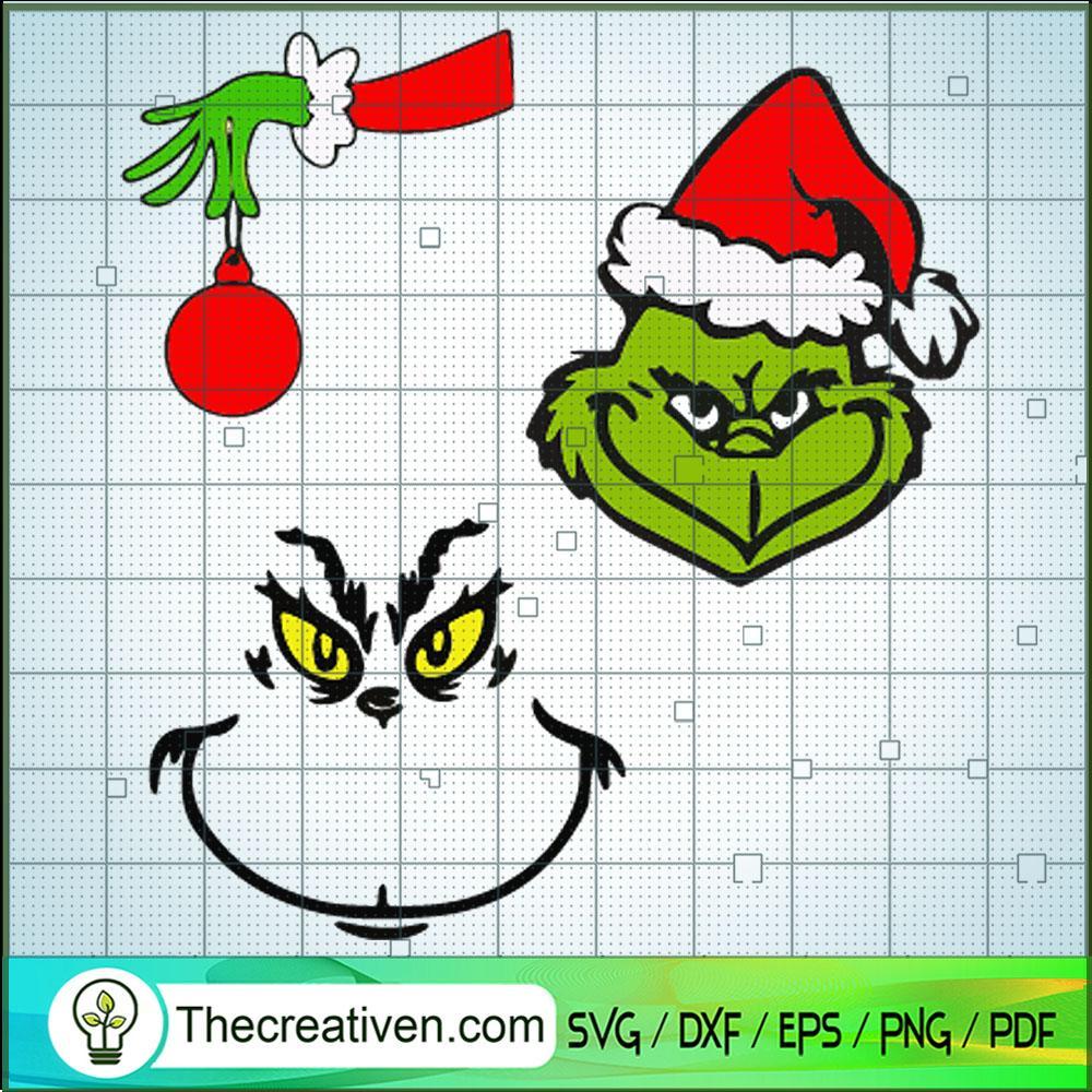 The Grinch Details SVG Cut File for Cricut & Silhouette 1 The Grinch Details SVG Cut File for Cricut & Silhouette