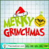Grinch Merry Christmas SVG, Jingle Bell Grinch SVG, Christmas SVG