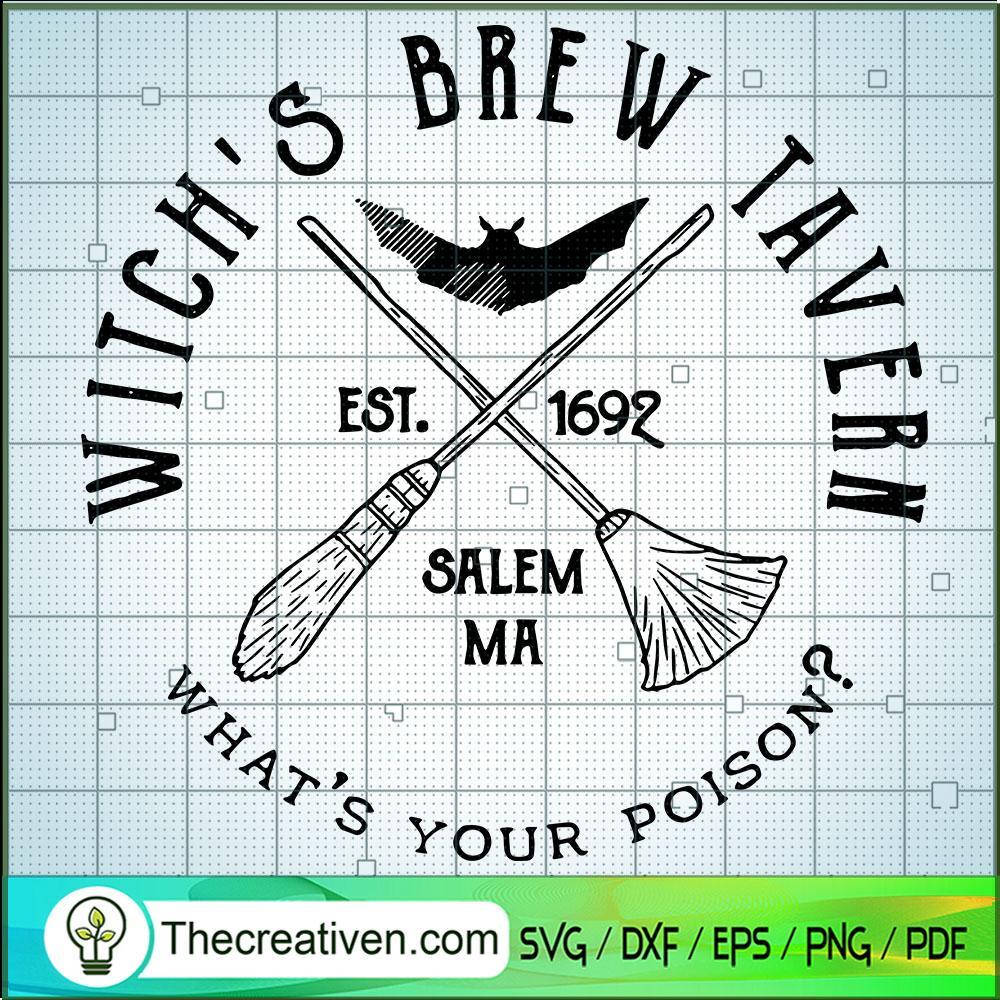 Witch's Brew Tavern SVG, Witches SVG, Halloween SVG 1 89 copy 10