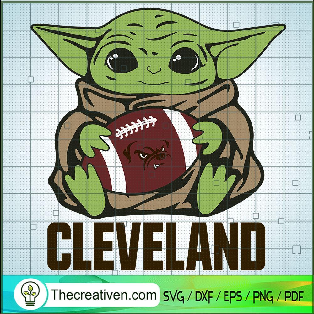 Baby Yoda Cleveland SVG, Baby Yoda SVG, NFL Sport SVG 1 Baby Yoda Cleveland SVG, Baby Yoda SVG, NFL Sport SVG