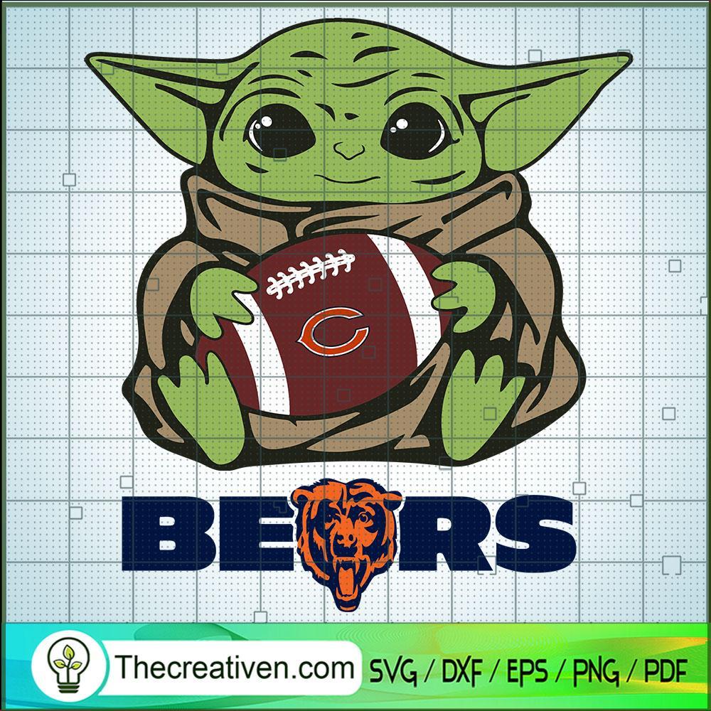 Baby Yoda Chicago Bears SVG, Baby Yoda SVG, NFL Sport SVG 1 Baby Yoda Chicago Bears SVG, Baby Yoda SVG, NFL Sport SVG