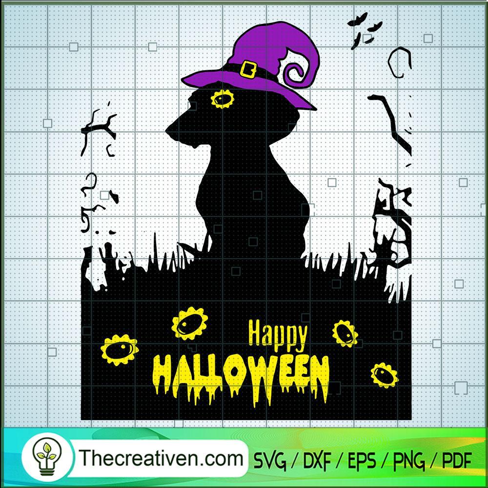 Happy Halloween SVG, Dog SVG, Witch Hat SVG, Halloween SVG 1 50 copy 14