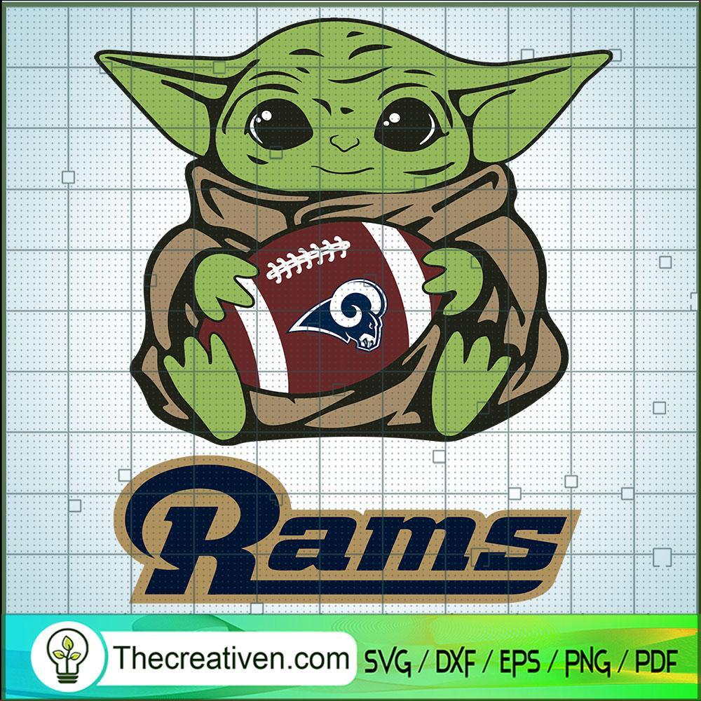 Baby Yoda LA Rams SVG, Baby Yoda SVG, NFL Sport SVG 1 Baby Yoda LA Rams SVG, Baby Yoda SVG, NFL Sport SVG