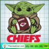 Baby Yoda Kansas Chiefs SVG, Baby Yoda SVG, NFL Sport SVG