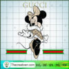 Minnie Dancing With Gucci SVG, Luxury Brand SVG, Disney Minnie SVG