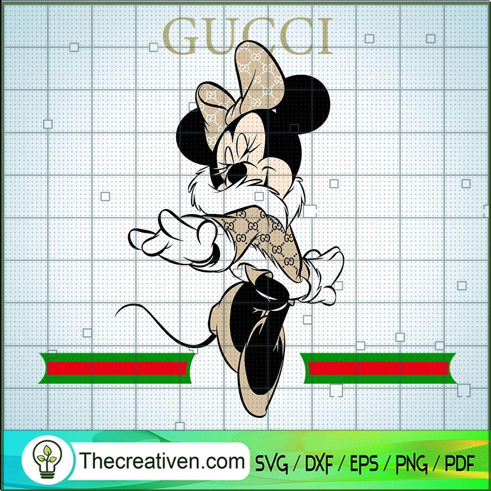Minnie Dancing With Gucci SVG, Luxury Brand SVG, Disney Minnie SVG 1 Minnie Dancing With Gucci SVG, Luxury Brand SVG, Disney Minnie SVG