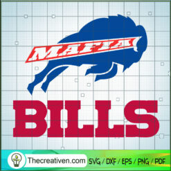 Mafia Bills SVG, Buffalo Bill Team SVG, NFL Sports SVG