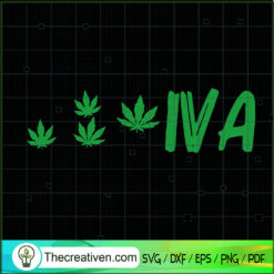 CBD Diva Weed Leaf SVG, Weed SVG, Cannabis SVG