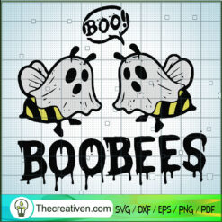 Boo Boobees SVG, Boo Scary SVG, Halloween SVG