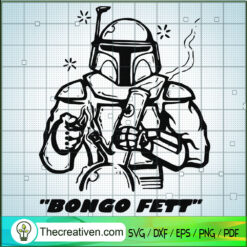 Bongo Fett SVG Cut File for Cricut & Silhouette
