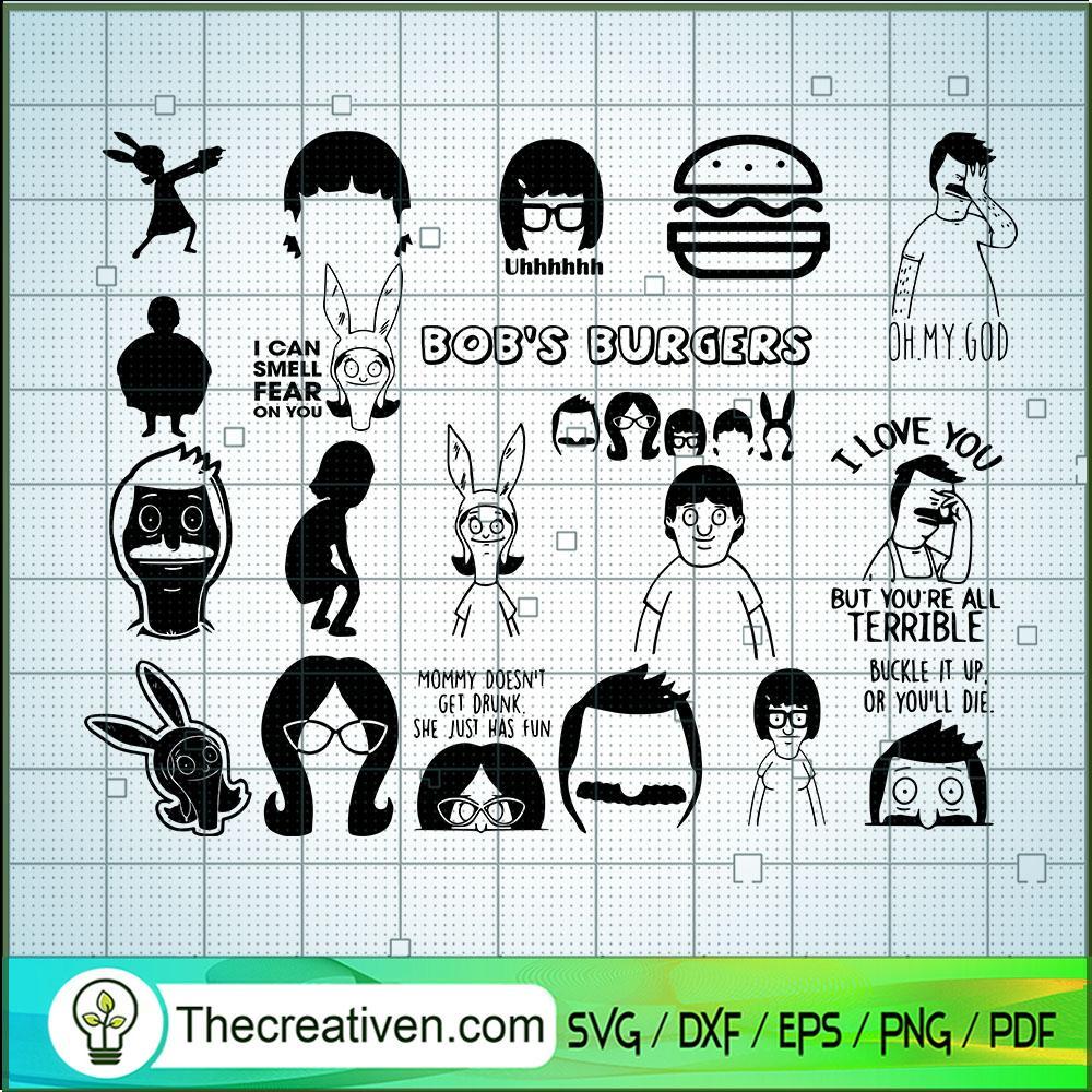 Bobs Burgers Bundle SVG, Bob's Burgers SVG, Cartoon SVG 1 133 copy 5