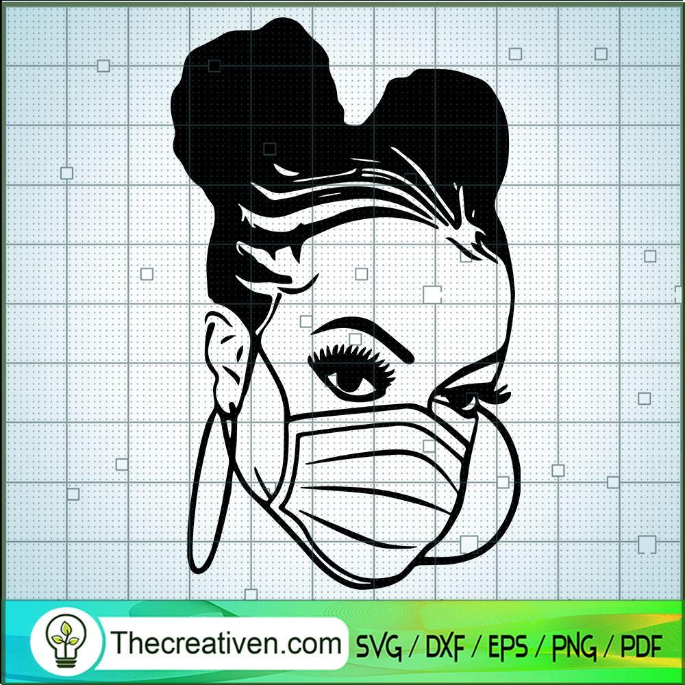 Black Girl Face SVG, Girl Wear Mask SVG, Black Women SVG 1 Black Girl Face SVG, Girl Wear Mask SVG, Black Women SVG