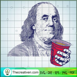 Benjamin Franklin Celebratin SVG Cut File for Cricut