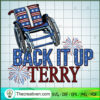 Back It Up Terry SVG, USA SVG, American SVG