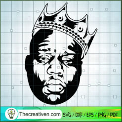 Biggie Small SVG, Rapper SVG, The Notorious B.I.G SVG