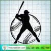 Baseball Player SVG, Grunge Baseball SVG, Sports SVG 2 42 1