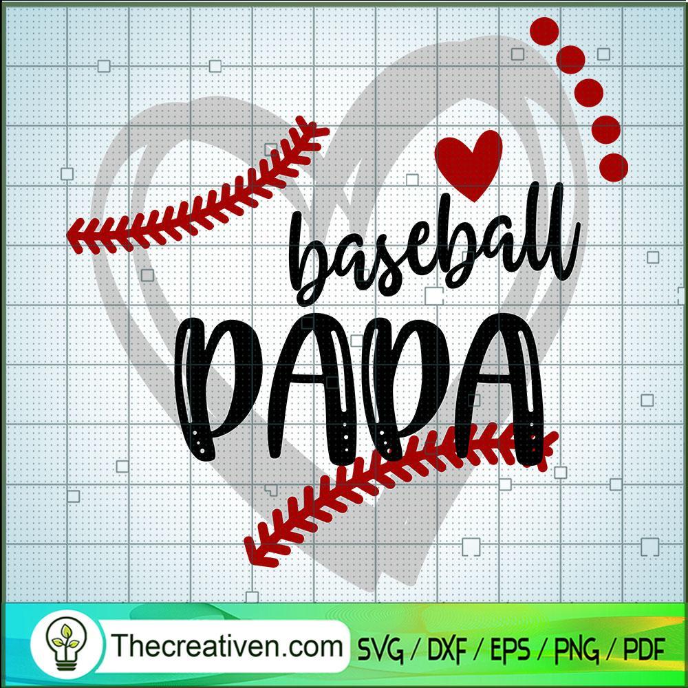 Baseball Papa SVG, Grunge Baseball SVG, Sports SVG 1 41 copy 16