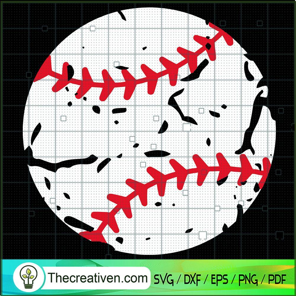 Baseball Ball SVG, Grunge Baseball SVG, Sports SVG 1 25 copy 18
